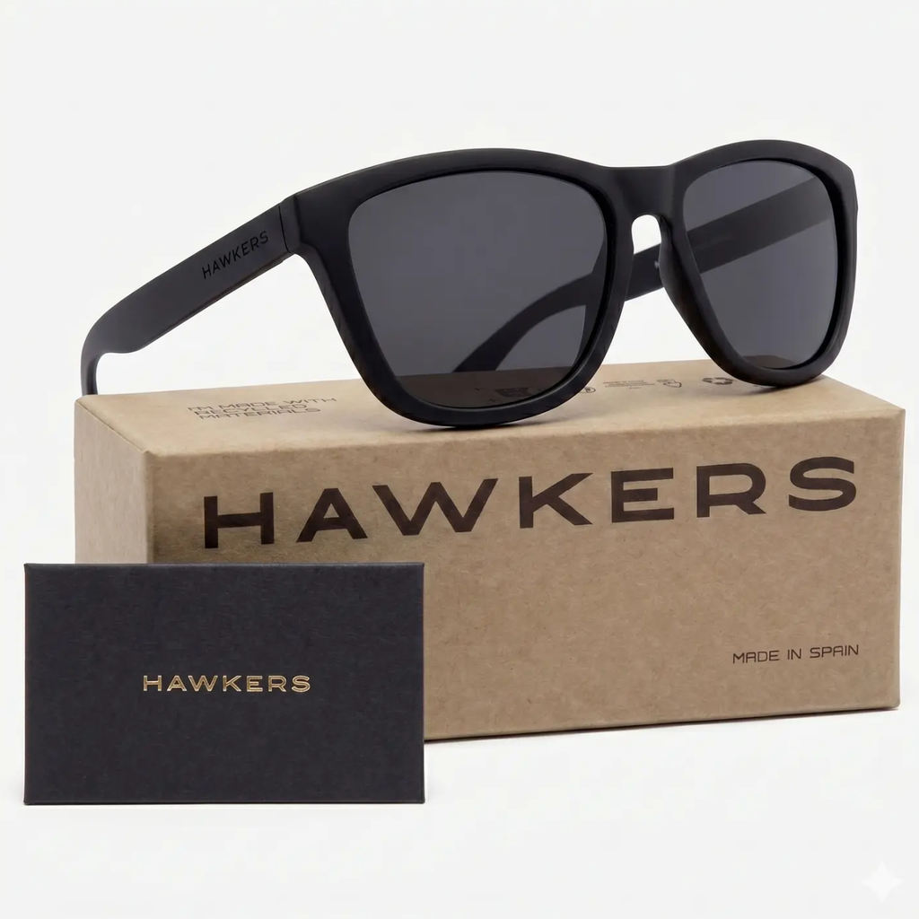 Lentes de Sol Hawkers One Raw HONR21BBT0 Negro Mate  - Talla 54mm