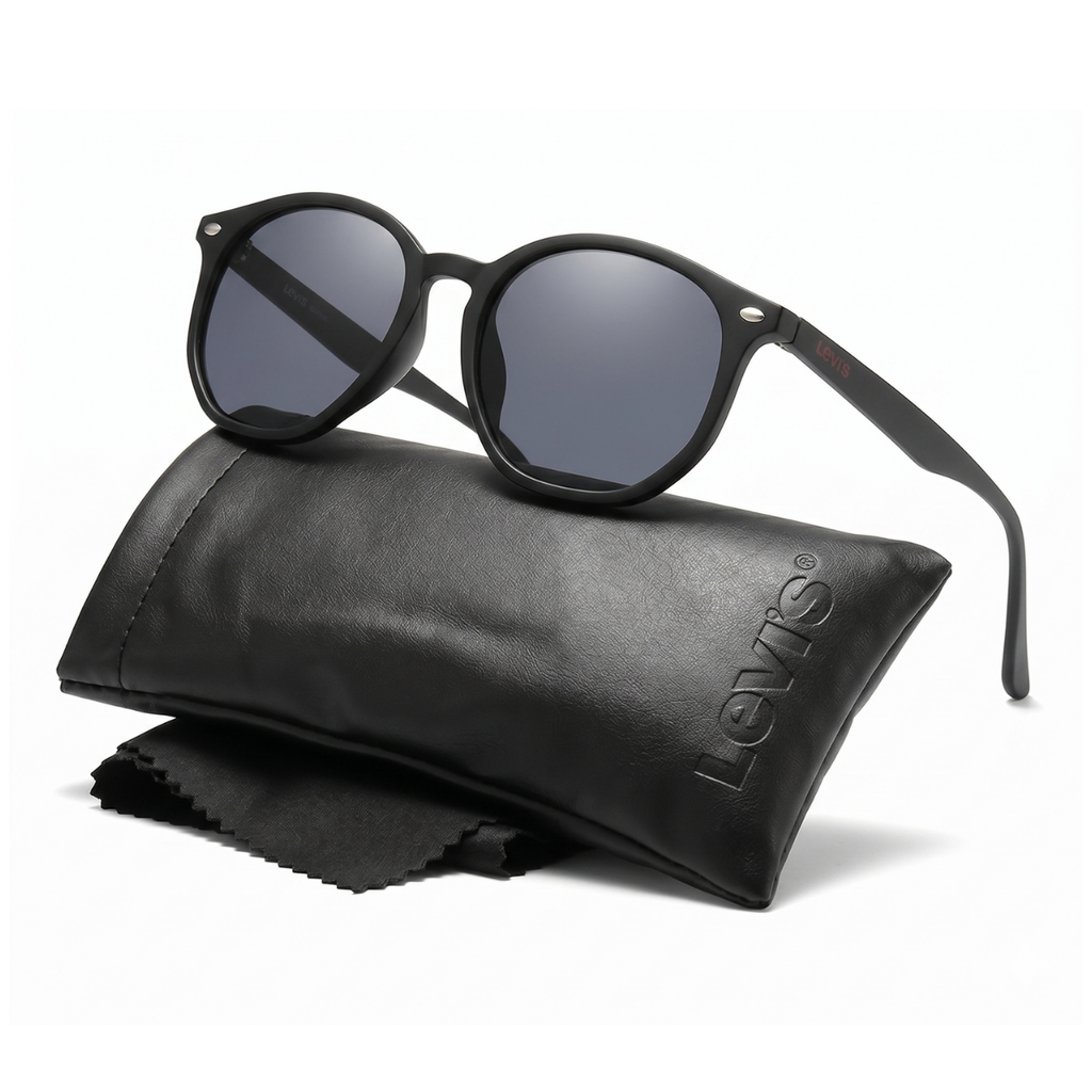Lentes de Sol Levis Outlook X14075 Negro Unisex - Talla 52mm