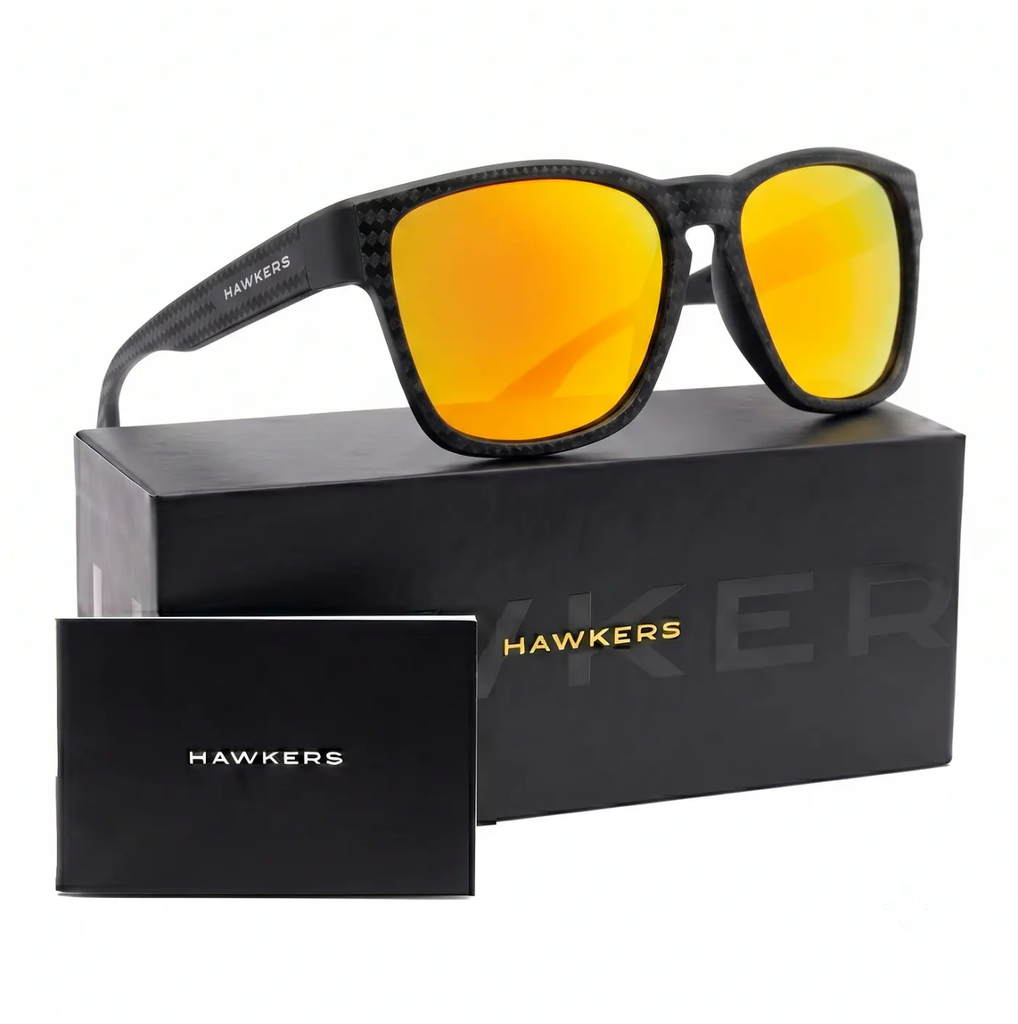 Lentes De Sol Polarizado Hawkers Core Raw Carbon Fiber HCRA25NOTP