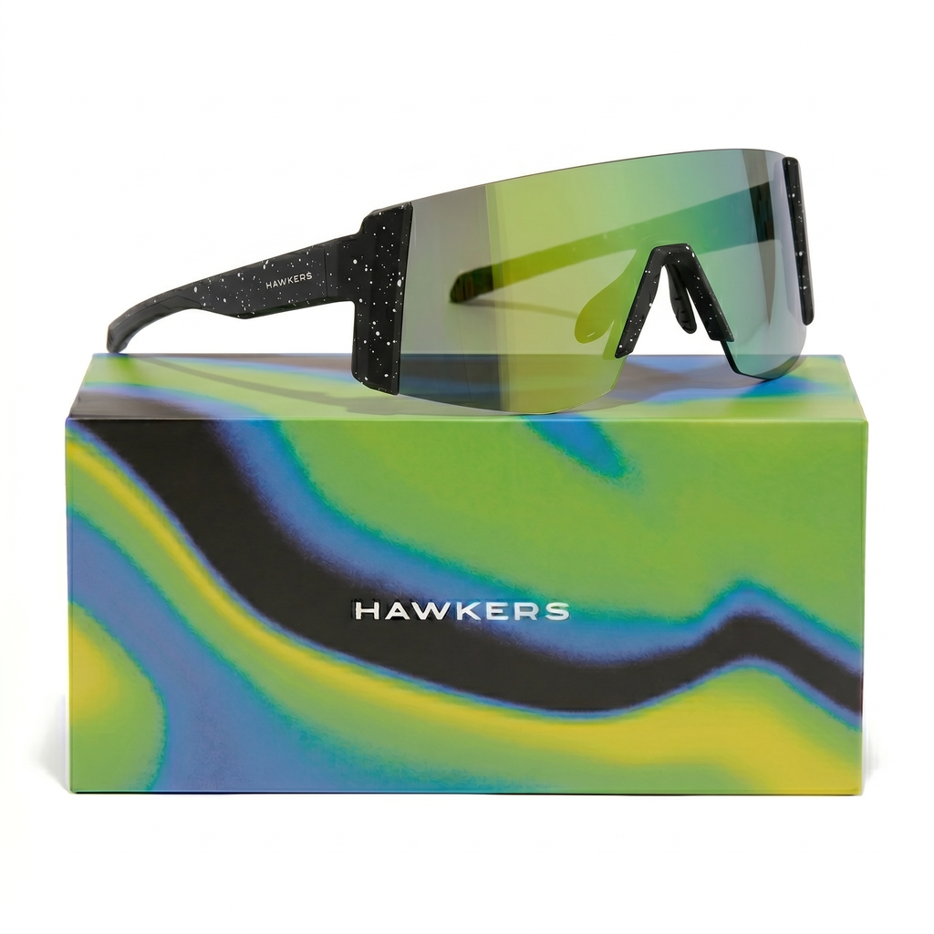 Lentes De Sol Deportivo Hawkers Lynx Small Black Smoke Flash