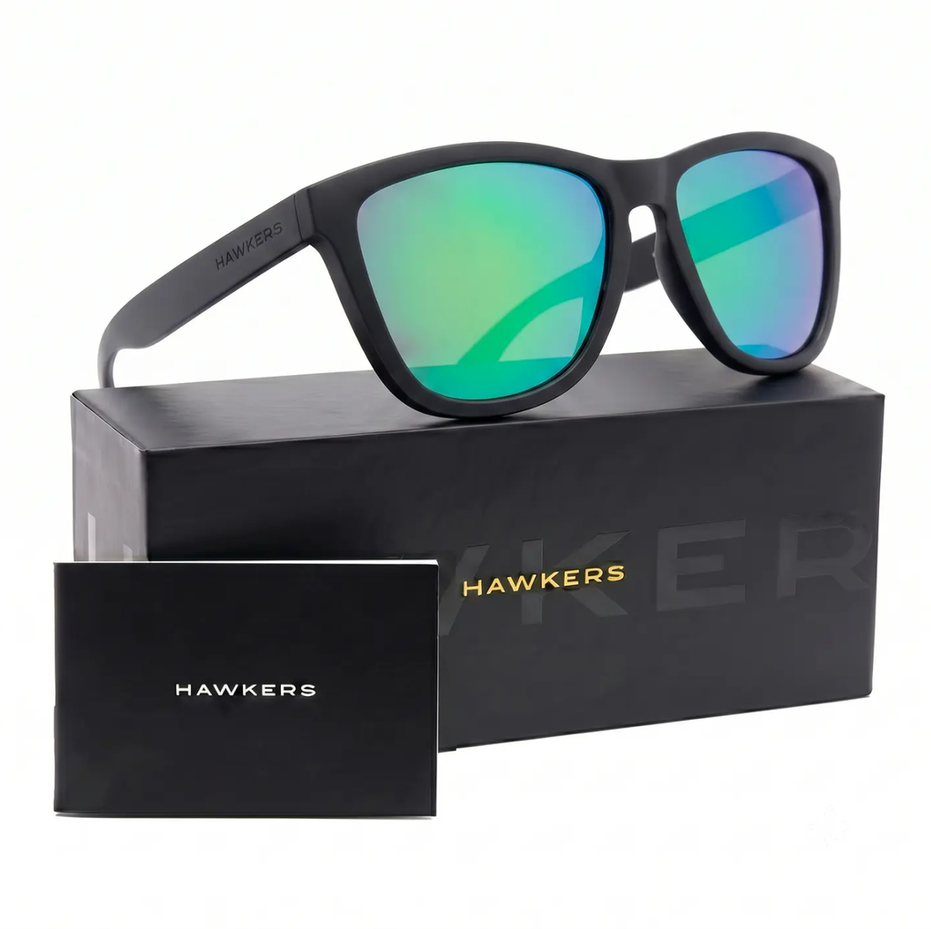 Lentes De Sol Polarizado Hawkers ONE Verde Espejado
