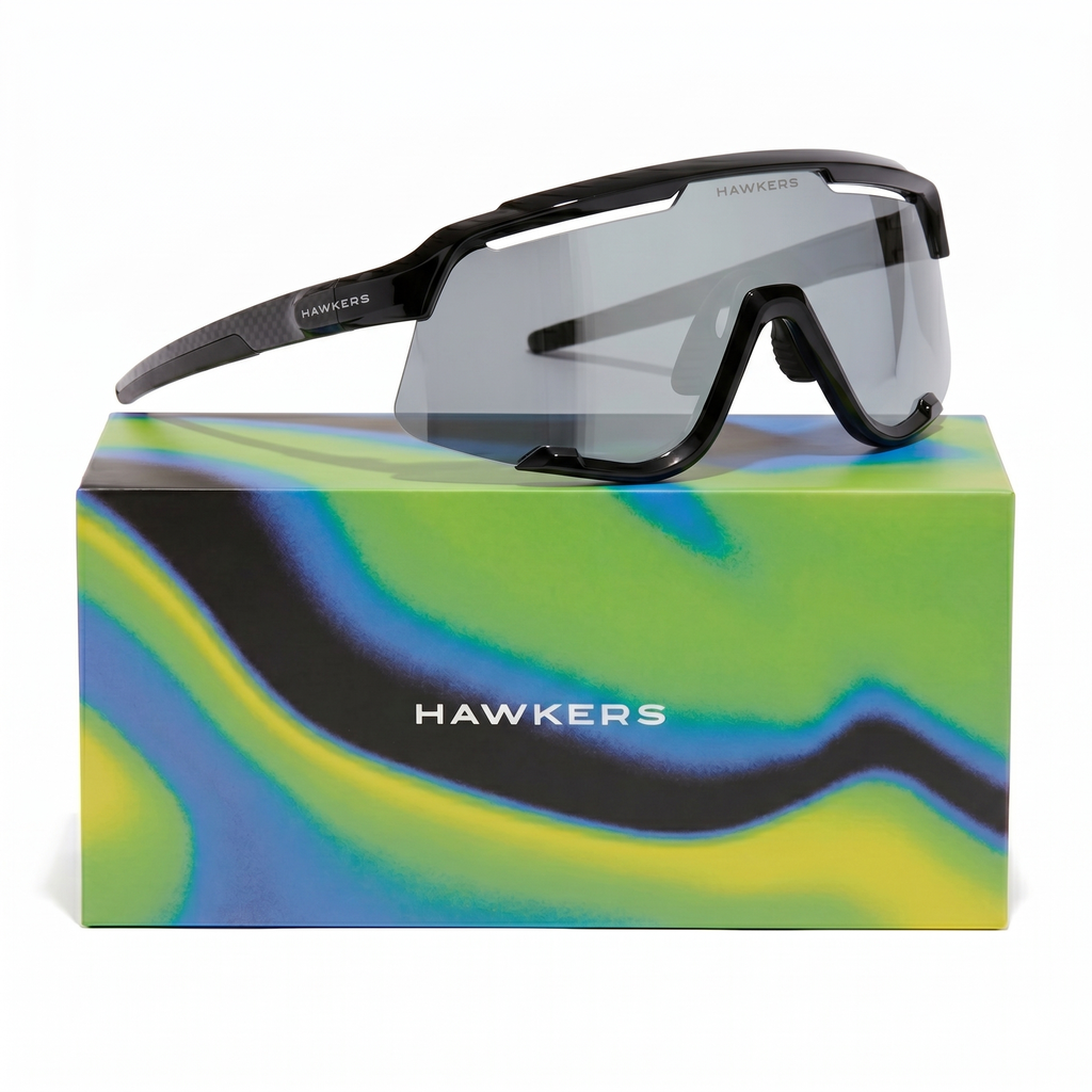 Lentes De Sol Depotivo Hawkers Power Black Chrome HPOW24BST0