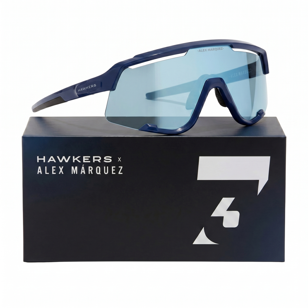 Lentes De Sol Deportivo Hawkers X Alex Marquez Power HPOW24LLTZ