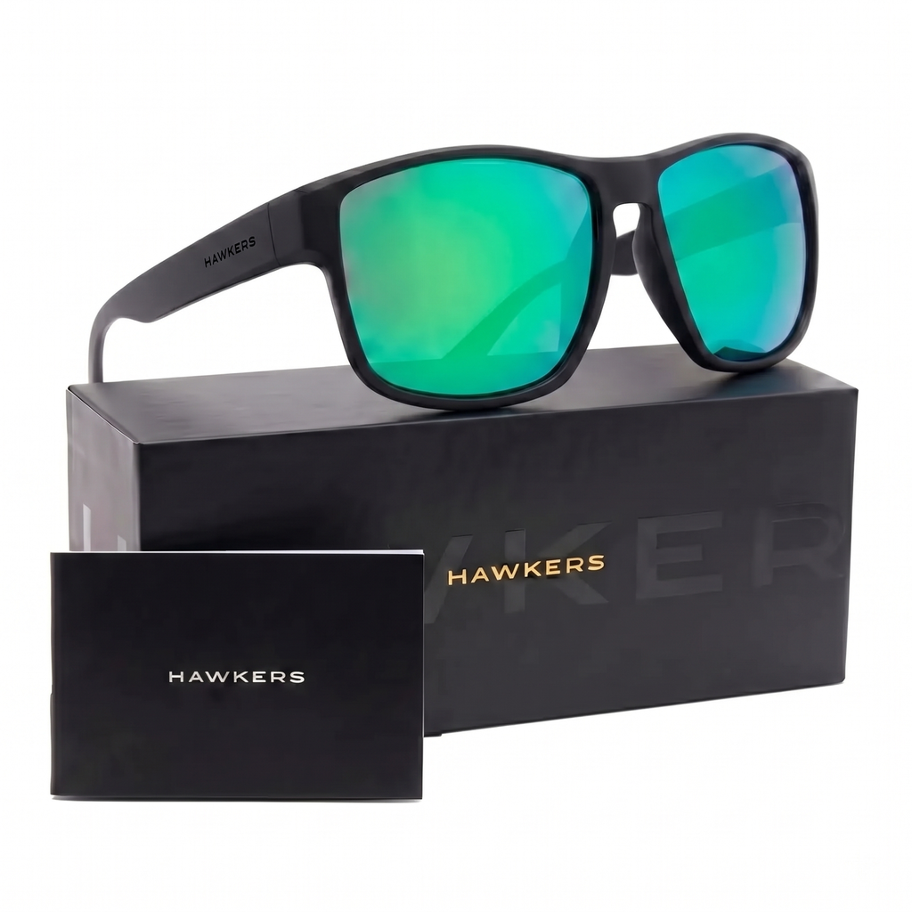 Lentes de Sol Polarizado Hawkers Core Raw HCRA22BFTP Verde