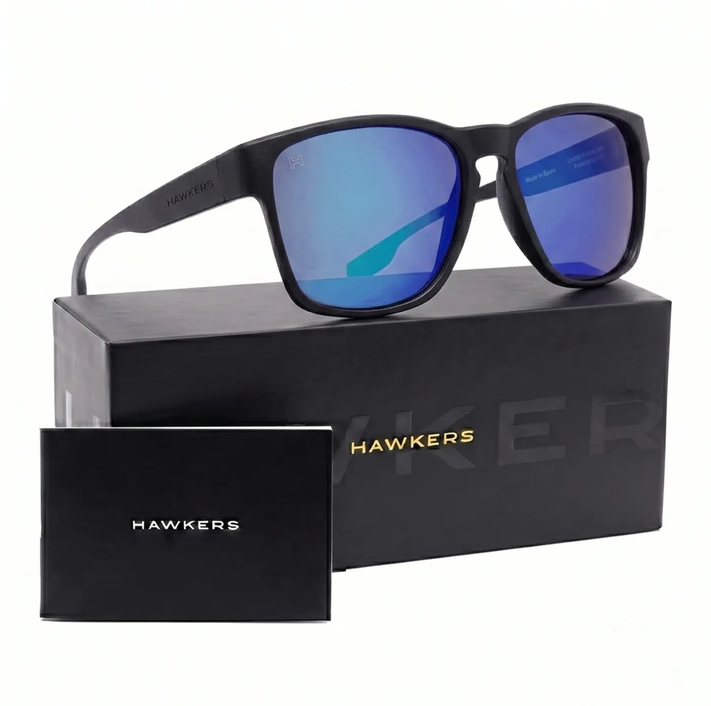 Lentes de Sol Polarizado Hawkers Core Raw HCRA22BLTP Azul