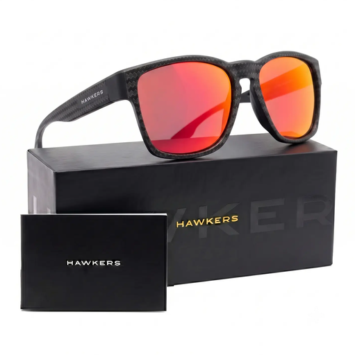 [8436617243509] Lentes De Sol Polarizado Hawkers Core Raw Carbon Fiber HCRA25NRTP