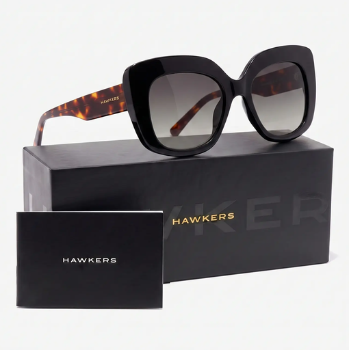 [8436603569033] Lentes de Sol Hawkers Tango HTAN24BBR0 Carey Smoky Black Eco