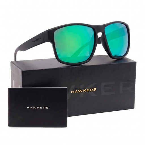 [8436603565097] Lentes de Sol Polarizado Hawkers Core Raw HCRA22BFTP Verde